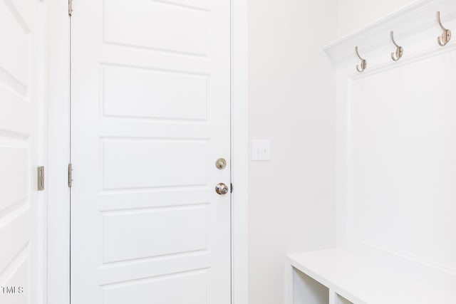 view of mudroom