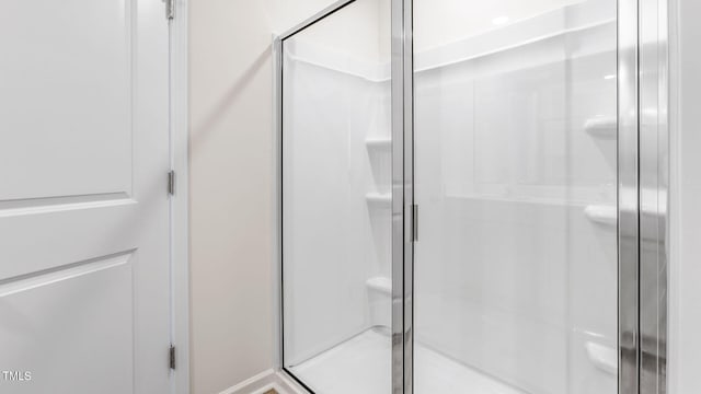 bathroom with walk in shower