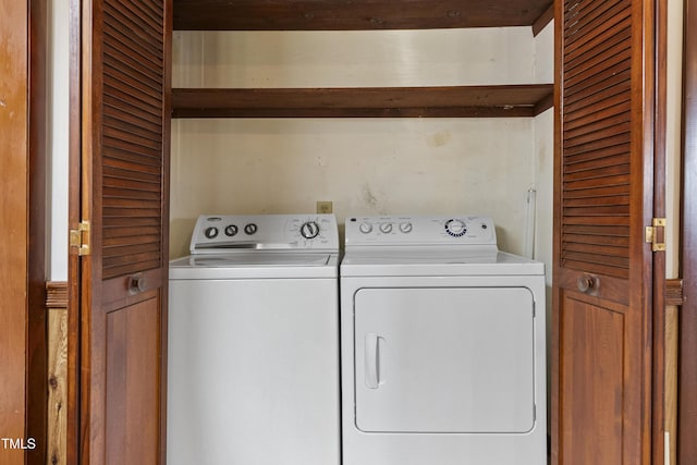 2494 Joel Johnson Rd, Lillington, NC 27546 - laundry area with washing machine and dryer