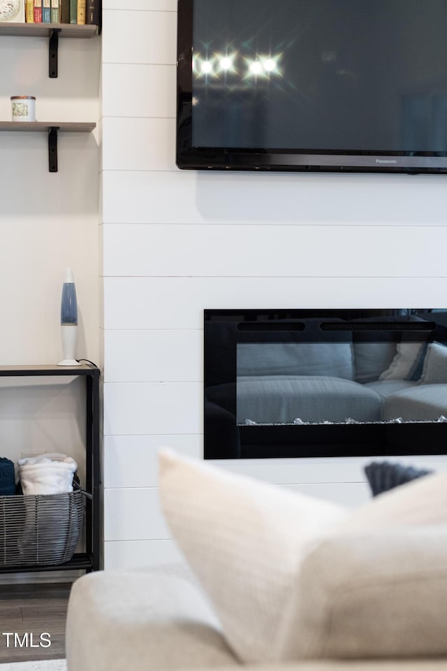 detailed view of wood finished floors