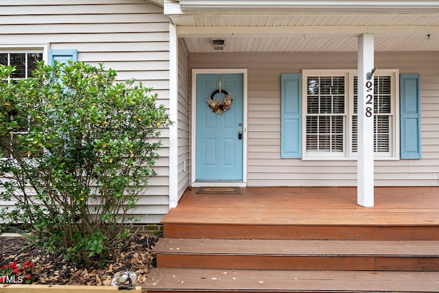 view of entrance to property