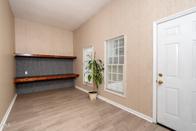 interior space featuring light hardwood / wood-style floors