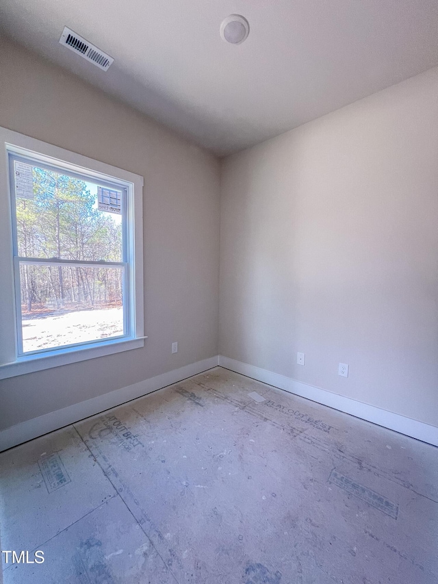 view of empty room