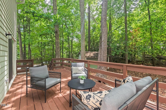 120 Kingston Dr, Chapel Hill, NC 27514 - deck featuring outdoor lounge area