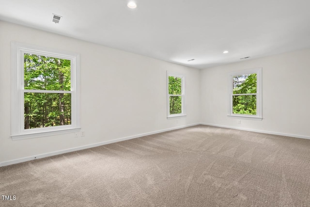 120 Kingston Dr, Chapel Hill, NC 27514 - empty room featuring baseboards, carpet, and recessed lighting