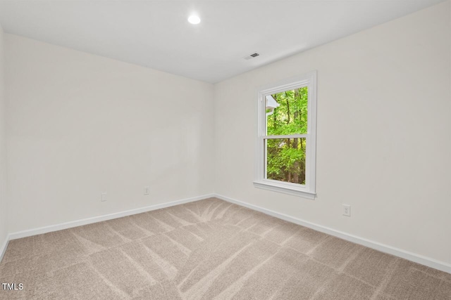120 Kingston Dr, Chapel Hill, NC 27514 - carpeted empty room featuring baseboards and recessed lighting