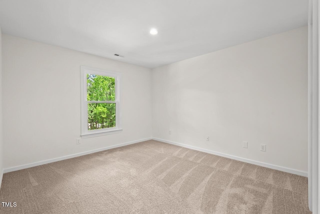 120 Kingston Dr, Chapel Hill, NC 27514 - empty room featuring light colored carpet, baseboards, and recessed lighting