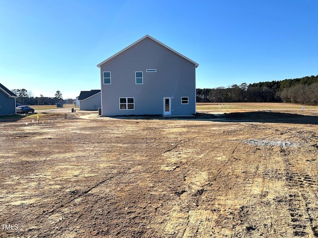 view of rear view of property