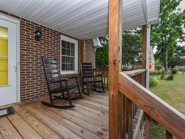 178 Paceville Rd, Selma, NC 27576 - view of wooden terrace