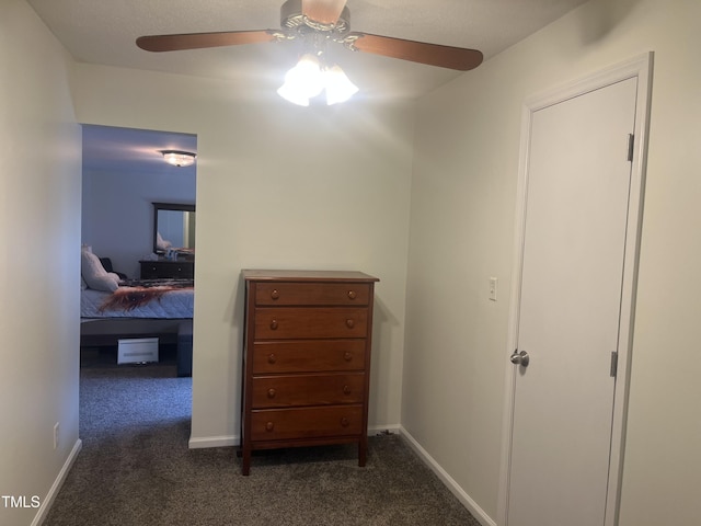 178 Paceville Rd, Selma, NC 27576 - bedroom featuring carpet flooring, a ceiling fan, and baseboards