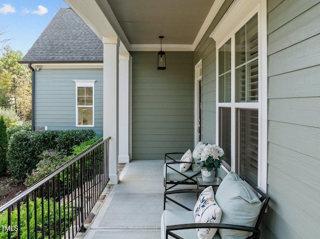 181 Colonial Ridge Dr, Pittsboro, NC 27312 - balcony featuring covered porch