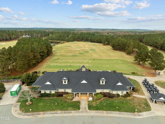 181 Colonial Ridge Dr, Pittsboro, NC 27312 - aerial view of property and surrounding area with a forest