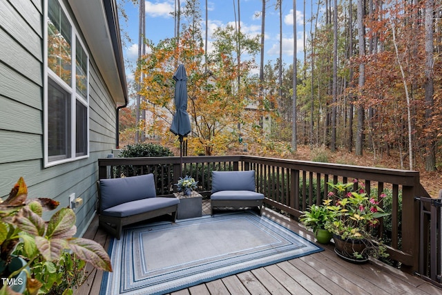 181 Colonial Ridge Dr, Pittsboro, NC 27312 - view of deck