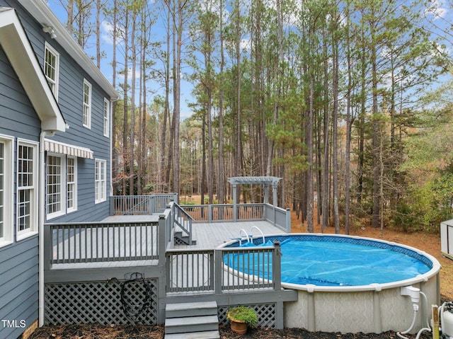 5600 Thornburg Dr, Wake Forest, NC 27587 - outdoor pool featuring a deck