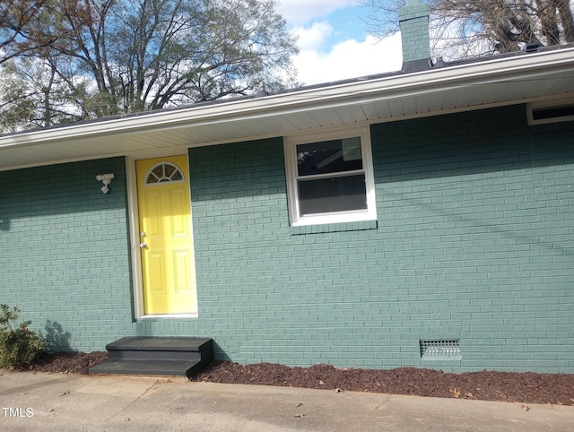 view of entrance to property