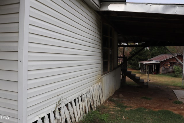 view of property exterior