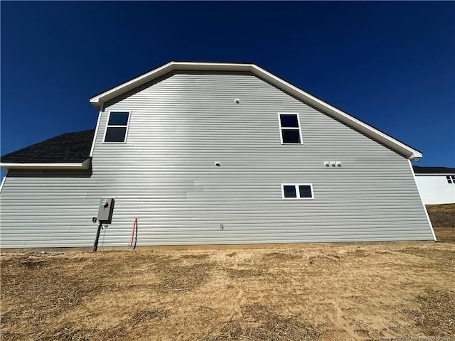 view of side of property