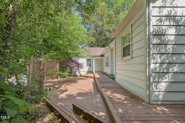 1316 Glenwood Ave, Raleigh, NC 27605 - view of wooden terrace