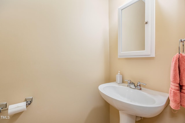 bathroom featuring a sink