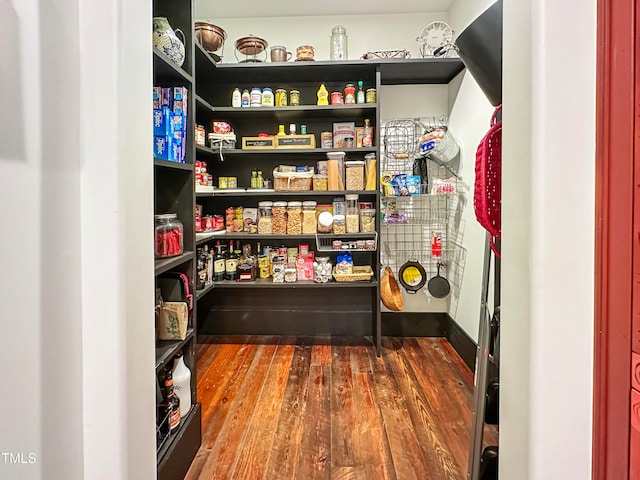 view of pantry