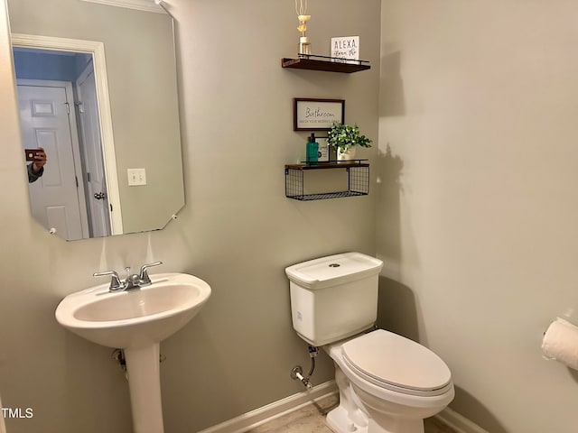 bathroom with toilet