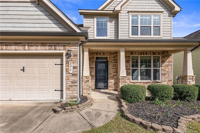 craftsman-style home with a porch