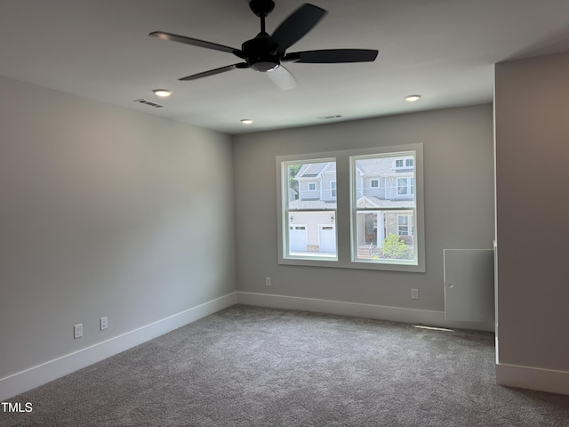 122 Sanderway Dr, Chapel Hill, NC 27516 - empty room featuring carpet and ceiling fan