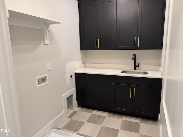 122 Sanderway Dr, Chapel Hill, NC 27516 - washroom featuring cabinet space, washer hookup, and hookup for an electric dryer