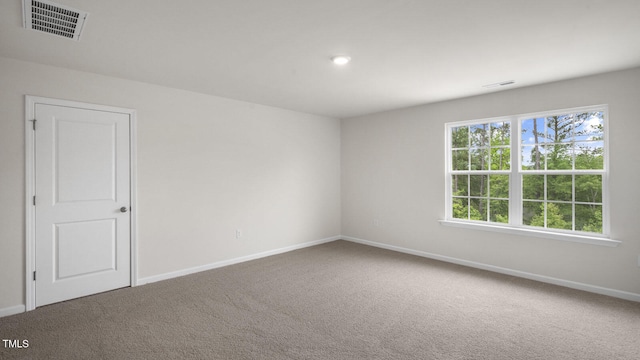 spare room with carpet flooring