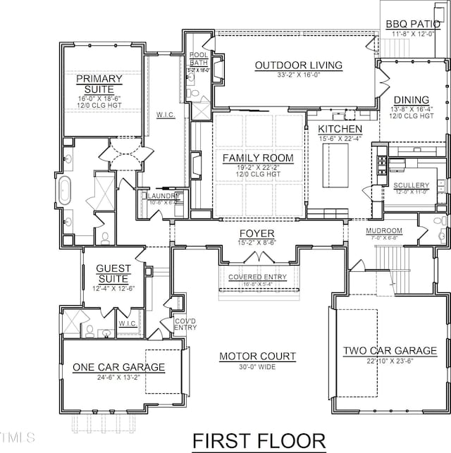 216 Dartmouth Rd, Raleigh, NC 27609 - view of room layout