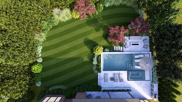 216 Dartmouth Rd, Raleigh, NC 27609 - view from above of property