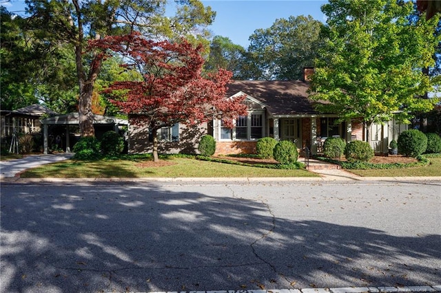 view of front of property