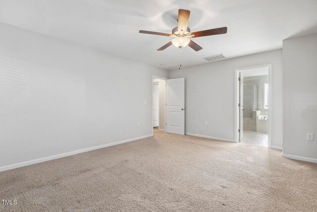 unfurnished room featuring ceiling fan