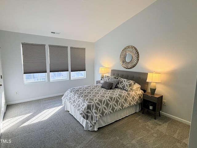 bedroom with carpet