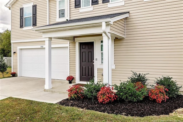 5918 Lowgrass Rd, Stedman, NC 28391 - doorway to property with a garage and driveway