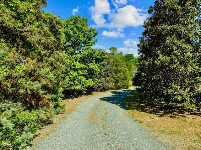 view of road