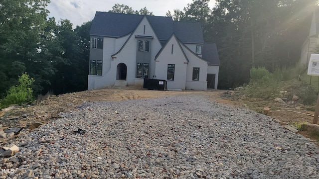 286 W Beech Slope Ct, Chapel Hill, NC 27517 - view of front of home with driveway