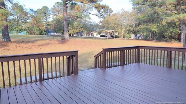 view of deck