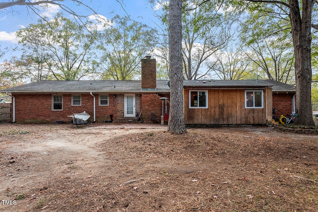 view of back of property