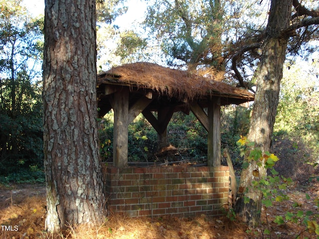 view of community featuring a gazebo