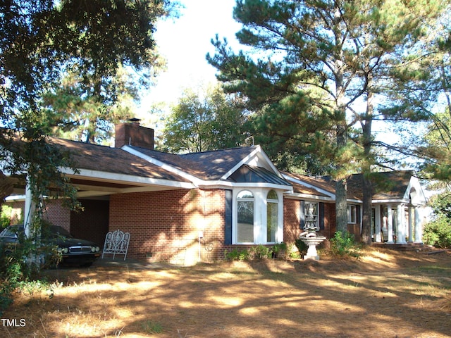 view of front of home