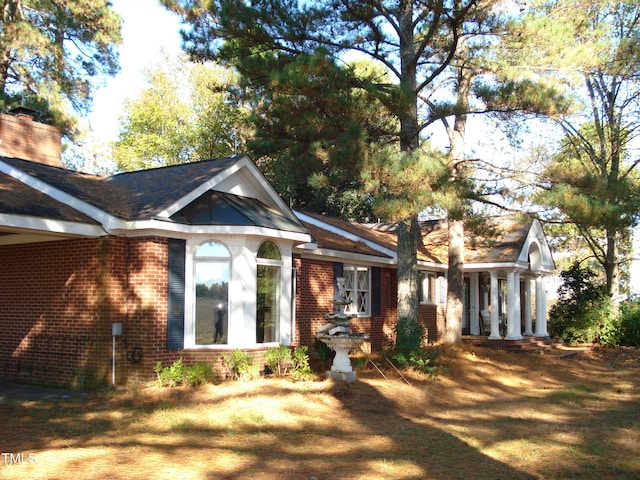 view of front of home