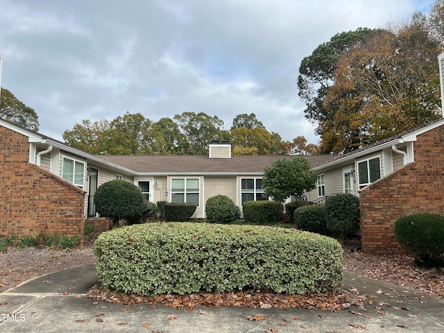 view of ranch-style home