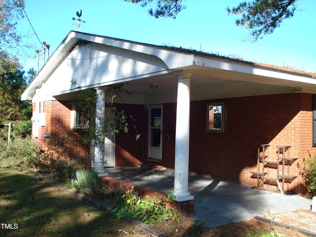 view of front of home