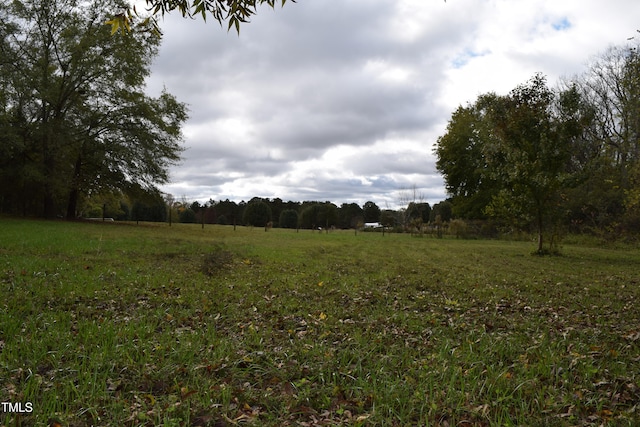 view of landscape featuring a rural view