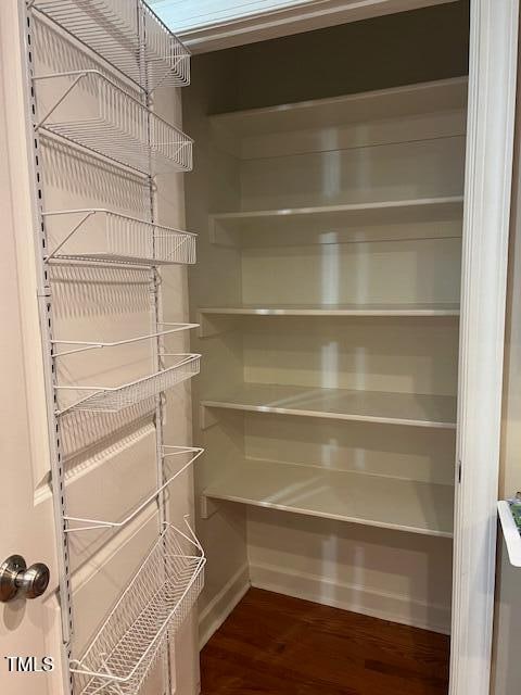 view of pantry