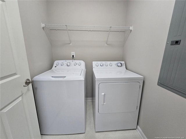 laundry room with independent washer and dryer