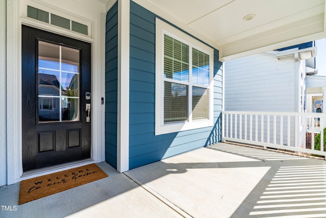 view of entrance to property