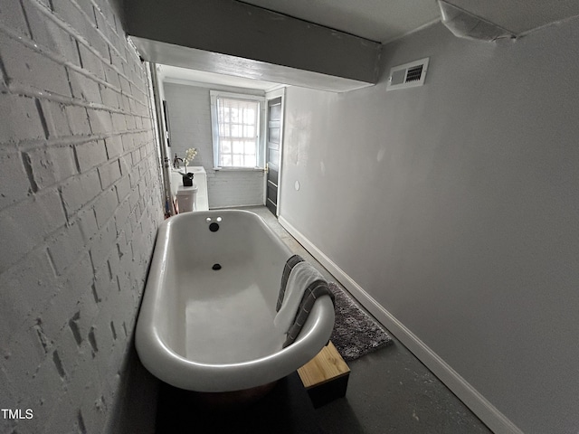 bathroom with a bathing tub