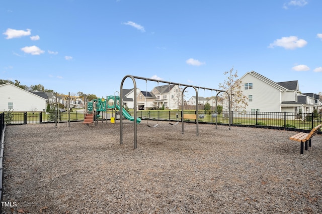 view of jungle gym